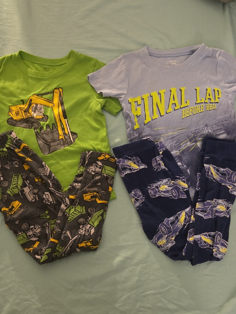 Sz 6 Boys PJ Bundle Two Sets